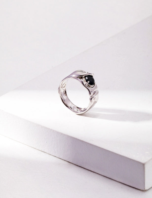 Synthetic Speed Crystal Ring