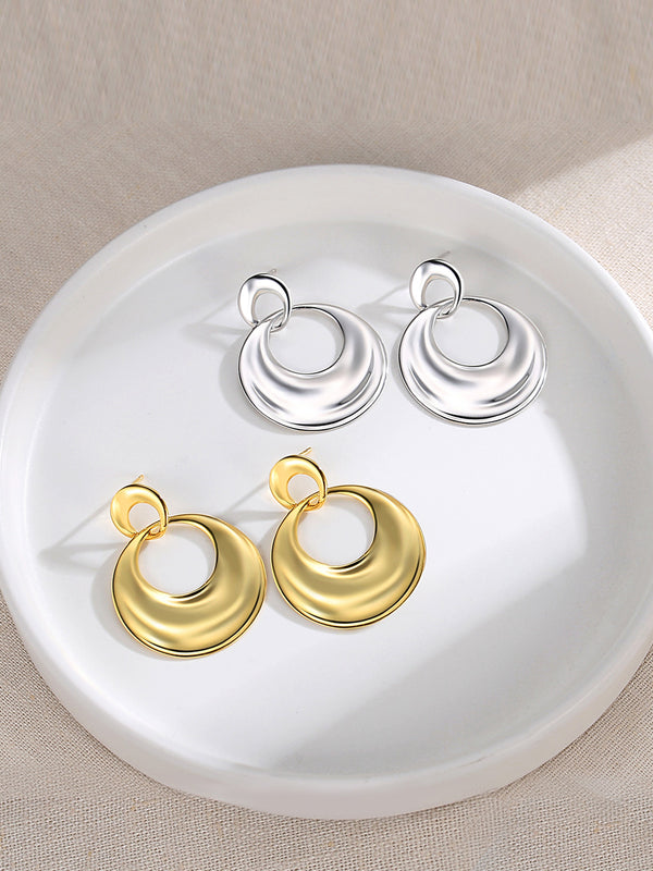 Exaggerated French earrings