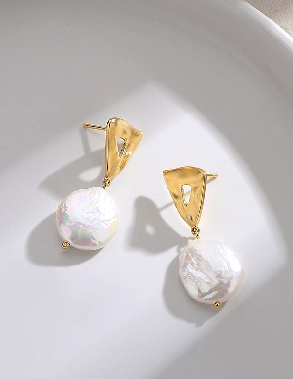 Alien Baroque Pearl earrings